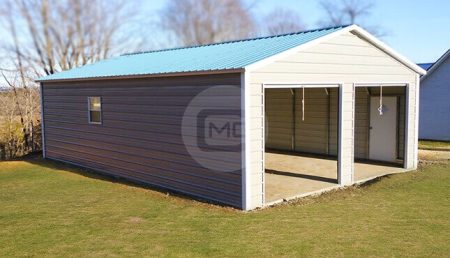 24x50 Prefab Metal Garage
