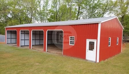 30x70 Insulated Side Entry Garage