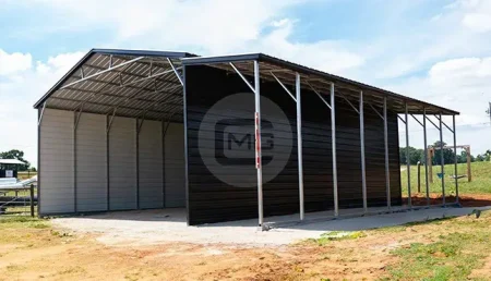 30x40 Metal Carport With Lean To